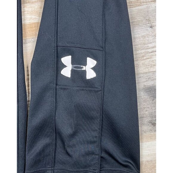 Under Armour All Season Gear Semi Fitted Black Sweatpants Size XL - no pockets - Picture 5 of 5